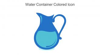 Water Container Colored Icon In Powerpoint Pptx Png And Editable Eps Format