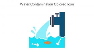 Water Contamination Colored Icon In Powerpoint Pptx Png And Editable Eps Format