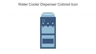 Water Cooler Dispenser Colored Icon In Powerpoint Pptx Png And Editable Eps Format