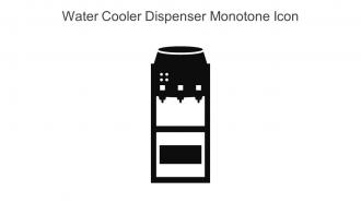 Water Cooler Dispenser Monotone Icon In Powerpoint Pptx Png And Editable Eps Format