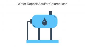 Water Deposit Aquifer Colored Icon In Powerpoint Pptx Png And Editable Eps Format
