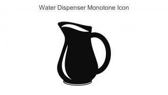 Water Dispenser Monotone Icon In Powerpoint Pptx Png And Editable Eps Format
