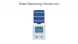 Water Dispensing Colored Icon In Powerpoint Pptx Png And Editable Eps Format