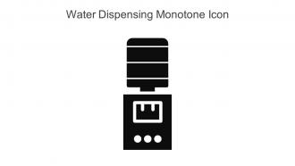 Water Dispensing Monotone Icon In Powerpoint Pptx Png And Editable Eps Format
