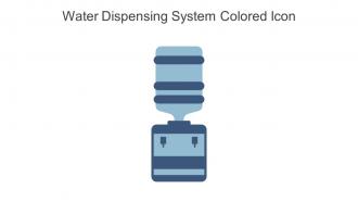 Water Dispensing System Colored Icon In Powerpoint Pptx Png And Editable Eps Format