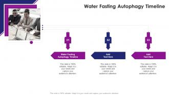 Water Fasting Autophagy Timeline In Powerpoint And Google Slides Cpb