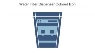 Water Filter Dispenser Colored Icon In Powerpoint Pptx Png And Editable Eps Format