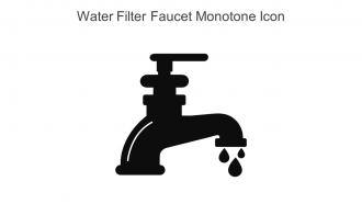 Water Filter Faucet Monotone Icon In Powerpoint Pptx Png And Editable Eps Format