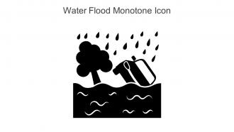 Water Flood Monotone Icon In Powerpoint Pptx Png And Editable Eps Format