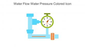 Water Flow Water Pressure Colored Icon In Powerpoint Pptx Png And Editable Eps Format
