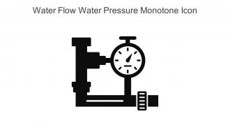 Water Flow Water Pressure Monotone Icon In Powerpoint Pptx Png And Editable Eps Format