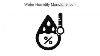 Water Humidity Monotone Icon In Powerpoint Pptx Png And Editable Eps Format