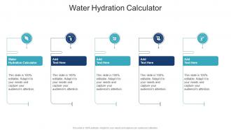 Water Hydration Calculator In Powerpoint And Google Slides Cpb