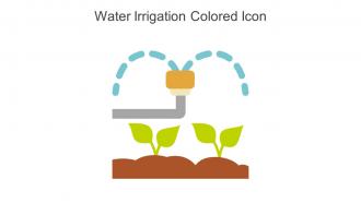 Water Irrigation Colored Icon In Powerpoint Pptx Png And Editable Eps Format