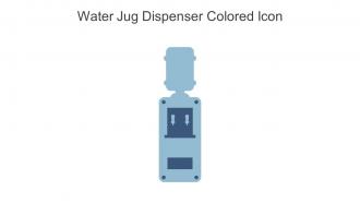 Water Jug Dispenser Colored Icon In Powerpoint Pptx Png And Editable Eps Format