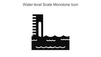 Water Level Scale Monotone Icon In Powerpoint Pptx Png And Editable Eps Format