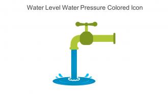 Water Level Water Pressure Colored Icon In Powerpoint Pptx Png And Editable Eps Format