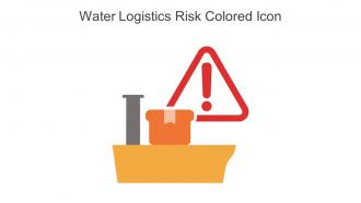 Water Logistics Risk Colored Icon In Powerpoint Pptx Png And Editable Eps Format