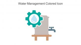 Water Management Colored Icon In Powerpoint Pptx Png And Editable Eps Format