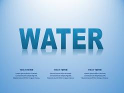 Water management resource conservation save water