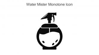 Water Mister Monotone Icon In Powerpoint Pptx Png And Editable Eps Format