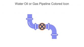 Water Oil Or Gas Pipeline Colored Icon In Powerpoint Pptx Png And Editable Eps Format