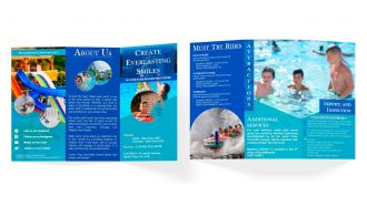 Water Park Brochure Trifold