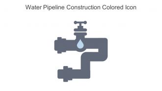 Water Pipeline Construction Colored Icon In Powerpoint Pptx Png And Editable Eps Format