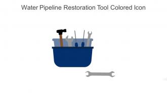 Water Pipeline Restoration Tool Colored Icon In Powerpoint Pptx Png And Editable Eps Format