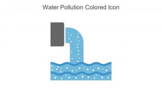 Water Pollution Colored Icon In Powerpoint Pptx Png And Editable Eps Format