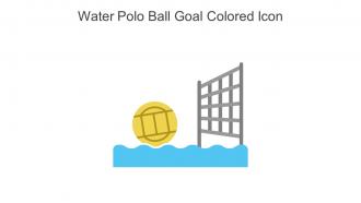 Water Polo Ball Goal Colored Icon In Powerpoint Pptx Png And Editable Eps Format