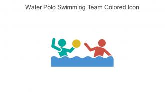Water Polo Swimming Team Colored Icon In Powerpoint Pptx Png And Editable Eps Format