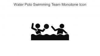 Water Polo Swimming Team Monotone Icon In Powerpoint Pptx Png And Editable Eps Format