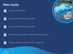 Water quality deterioration ppt powerpoint presentation deck