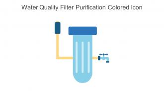 Water Quality Filter Purification Colored Icon In Powerpoint Pptx Png And Editable Eps Format