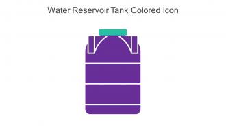 Water Reservoir Tank Colored Icon In Powerpoint Pptx Png And Editable Eps Format