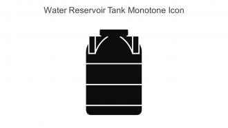 Water Reservoir Tank Monotone Icon In Powerpoint Pptx Png And Editable Eps Format