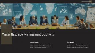Water Resource Management Solutions Envirorandd PPT Outline ST AI SS