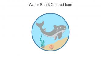 Water Shark Colored Icon In Powerpoint Pptx Png And Editable Eps Format