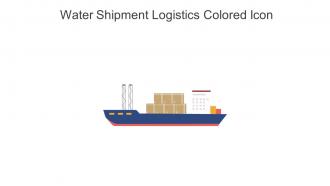Water Shipment Logistics Colored Icon In Powerpoint Pptx Png And Editable Eps Format