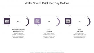 Water Should Drink Per Day Gallons In Powerpoint And Google Slides Cpb