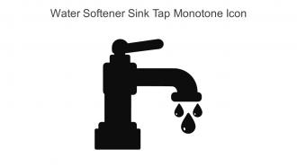 Water Softener Sink Tap Monotone Icon In Powerpoint Pptx Png And Editable Eps Format