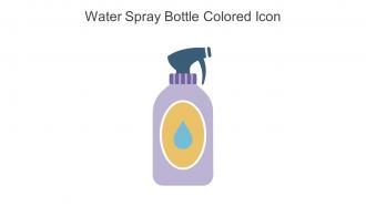 Water Spray Bottle Colored Icon In Powerpoint Pptx Png And Editable Eps Format