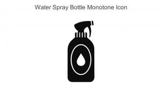 Water Spray Bottle Monotone Icon In Powerpoint Pptx Png And Editable Eps Format