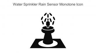 Water Sprinkler Rain Sensor Monotone Icon In Powerpoint Pptx Png And Editable Eps Format