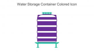 Water Storage Container Colored Icon In Powerpoint Pptx Png And Editable Eps Format