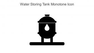 Water Storing Tank Monotone Icon In Powerpoint Pptx Png And Editable Eps Format