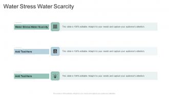 Water Stress Water Scarcity In Powerpoint And Google Slides Cpb