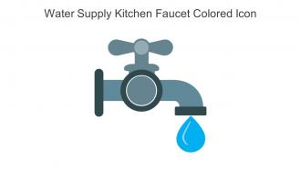 Water Supply Kitchen Faucet Colored Icon In Powerpoint Pptx Png And Editable Eps Format