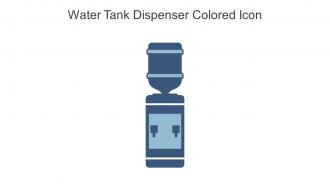 Water Tank Dispenser Colored Icon In Powerpoint Pptx Png And Editable Eps Format